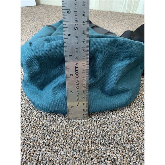 VINTAGE 90S SUTTER'S MILL GREEN Crodd Body BACKPACK USA MADE Book bag - Picture 12 of 13